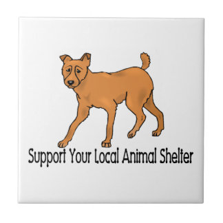 Azulejo Refugios para animales de la ayuda