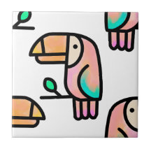 regalo de animal de ave toucán tropical lindo para