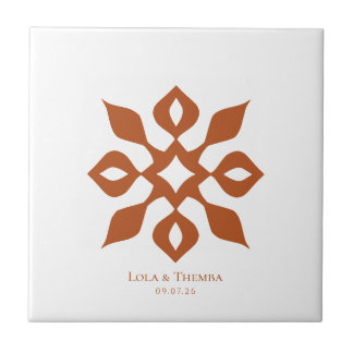 Azulejo Regalo de Boda Elegante y Atento