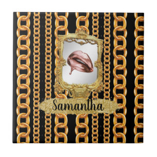 Azulejo Regalo de cumpleaños personalizado para esposa, am