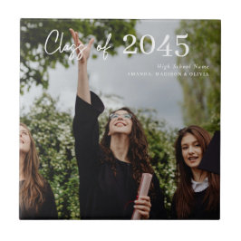 Azulejo Regalo de despedida de graduación personalizado Fo