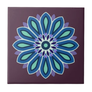 AZULEJO REGALO DE FLOR PARA MADRE HIJA HERMANA AMIGA MAEST