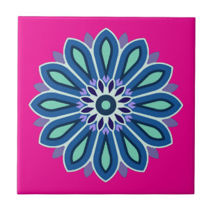AZULEJO REGALO DE FLOR PARA MADRE HIJA HERMANA AMIGA MAEST