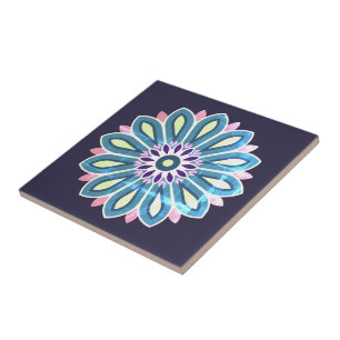 AZULEJO REGALO DE FLOR PARA MADRE HIJA HERMANA AMIGA MAEST