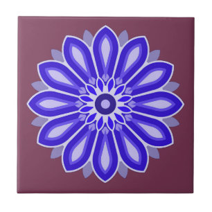 AZULEJO REGALO DE FLOR PARA MAMÁ HERMANA HIJA MAESTRA AMIG