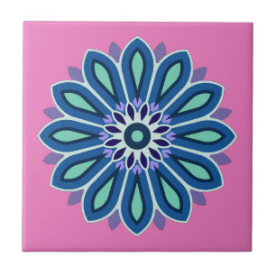AZULEJO REGALO DE FLOR PARA MAMÁ HIJA HERMANA AMIGA MAESTR