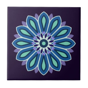 AZULEJO REGALO DE FLOR PARA MAMÁ HIJA HERMANA AMIGA MAESTR