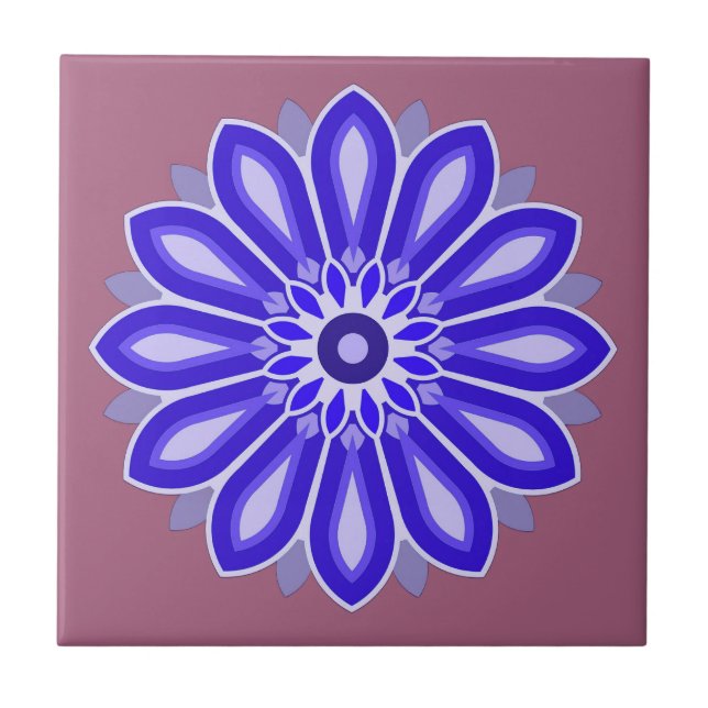 AZULEJO REGALO DE FLORES PARA LA MAESTRA HIJA HERMANA AMIG (Frente)