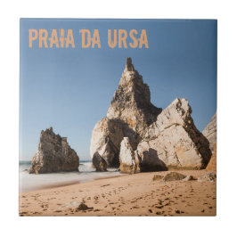 Azulejo Regalo de la playa Praia da Ursa en Portugal