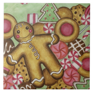 Azulejo Regalo de salvamanteles para cocina de pan de jeng