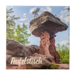 Azulejo regalo de Teufelstisch Hinterweidenthal Pfalz Alem