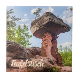 Azulejo regalo de Teufelstisch Hinterweidenthal Pfalz Alem