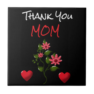 Azulejo Regalo floral personalizado y hecho a medida