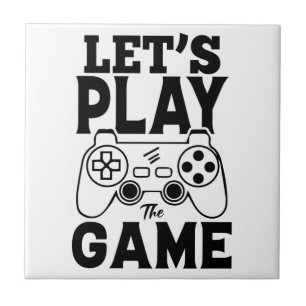 Azulejo Regalo para Gamer - Juguemos el Juego
