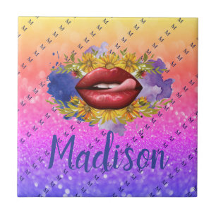 Azulejo Regalo personalizado para dama de honor, Boda, esp