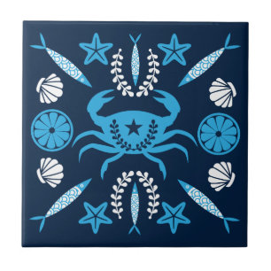 Azulejo Regalos de alimentos para el mar
