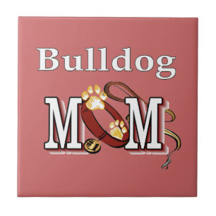 Azulejo Regalos de mamá de Bulldog inglés