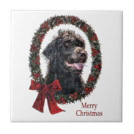 Azulejo Regalos de Navidades de Labradoodle