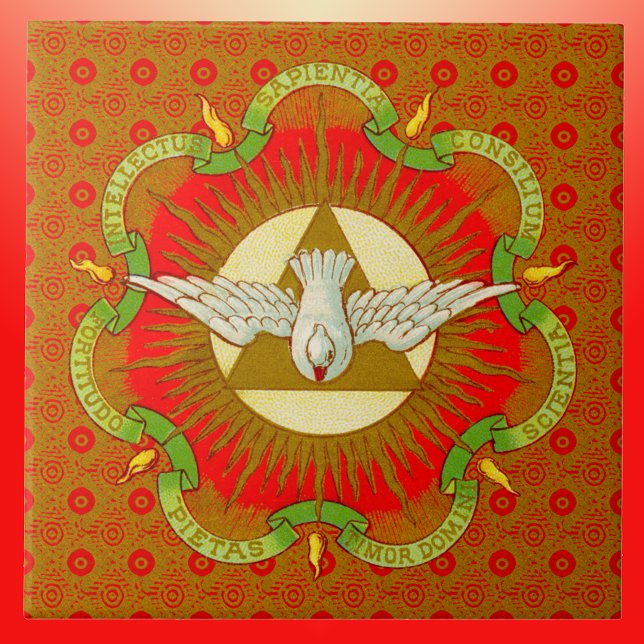 Azulejo Regalos del Espíritu Santo (BK 026) cerámica 2 (Subido por el creador)