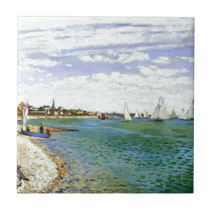 Azulejo Regatta en Sainte-Adresse de Claude Monet