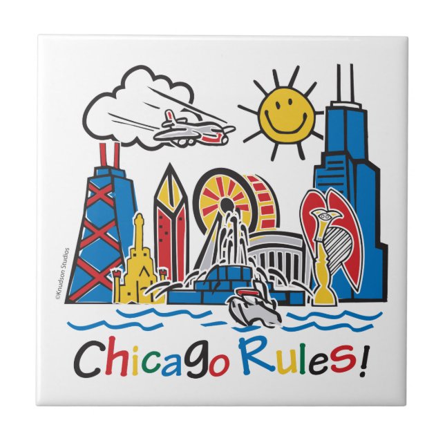 Azulejo Reglas de Chicago (Frente)