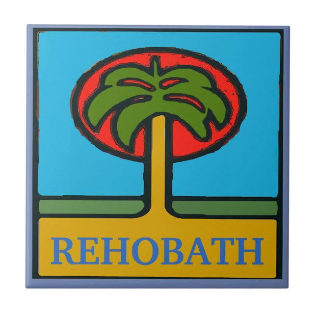 Azulejo Rehobath Beach, Tile, añadir o editar texto Tile (Frente)