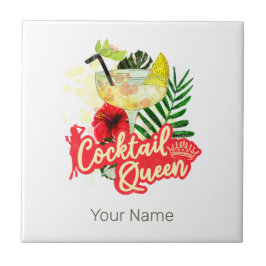 Azulejo Reina Cóctel Gallina Vintage Fiesta de Despedida d