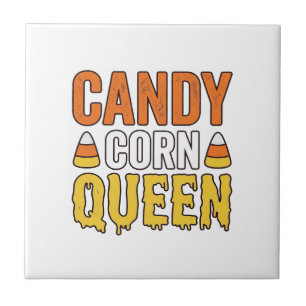 Azulejo Reina de Caramelo de Maíz Diseño de Camiseta Vinta