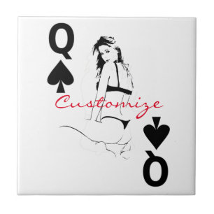 Azulejo Reina de espadas Chica de bikini Thunder_Cove