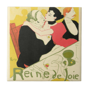 Azulejo Reine de Joie Toulouse Lautrec