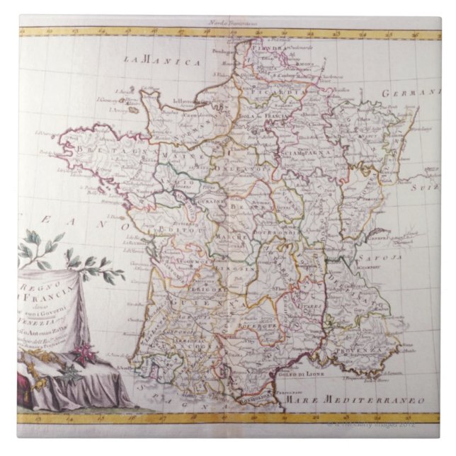 Azulejo Reino de Francia (Frente)