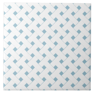 Azulejo Rejilla geométrica azul claro