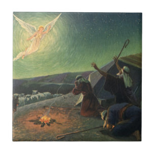 Azulejo Religión antigua, Anunciación a los pastores
