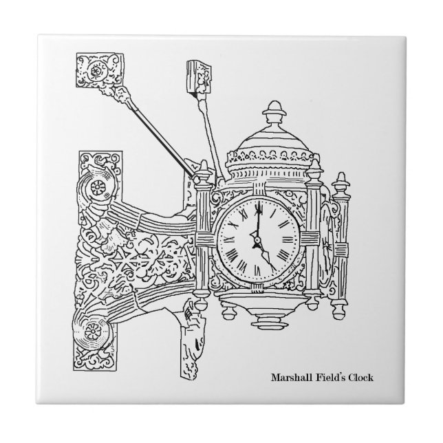 Azulejo Reloj de campo Marshall (Frente)