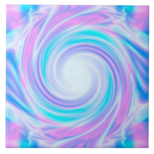 Azulejo Remolino abstracto líquido colores pastel púrpura
