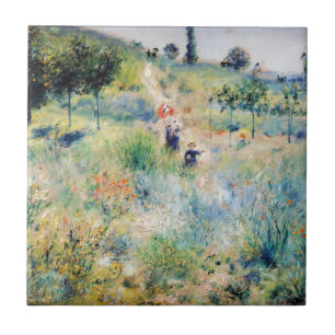 Azulejo Renoir - Camino que conduce a través de hierba alt
