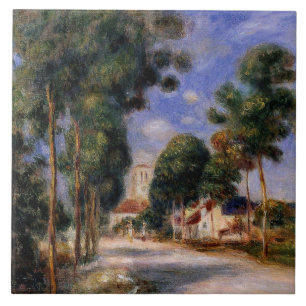 Azulejo Renoir - Entrando a la aldea de Essoyes