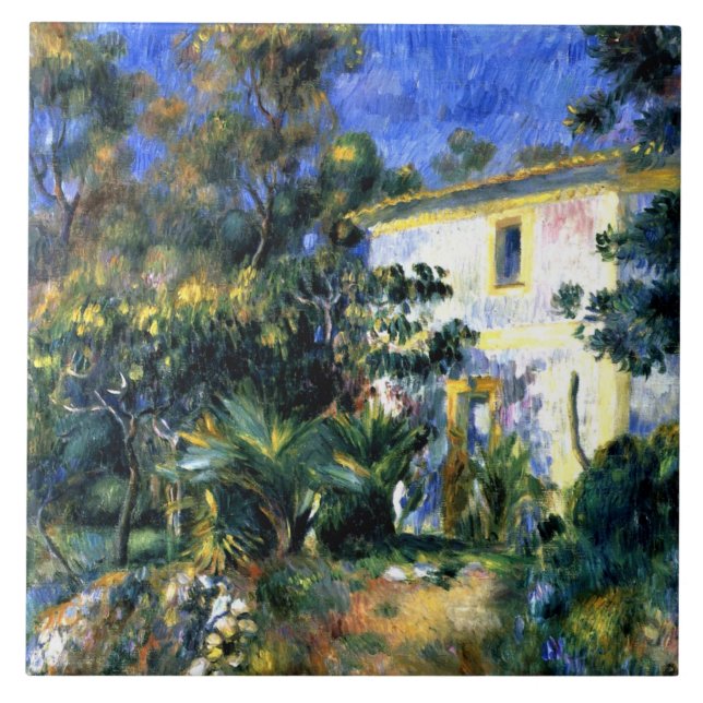 Azulejo Renoir - Paisaje argelino (Frente)