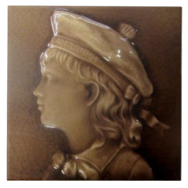 Azulejo Repro Boy Repro Retrato Majolica
