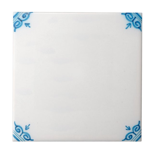 Azulejo Repro Simple Holandés Delft Blue (Frente)