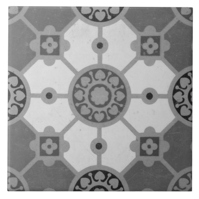 Azulejo Repro Vintage Minton English Tile (Frente)