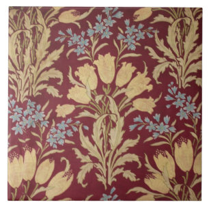 Azulejo - Reproducción Art Nouveau Floral
