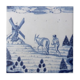 Azulejo Reproducción de antigüedades holandesas Delft Tile