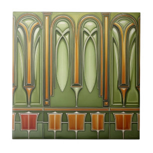 Azulejo Reproducción de arte antiguo Nouveau