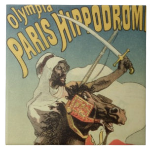 Azulejo Reproducción de una publicidad de poster un