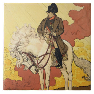 Azulejo Reproducción de una publicidad de poster 'una