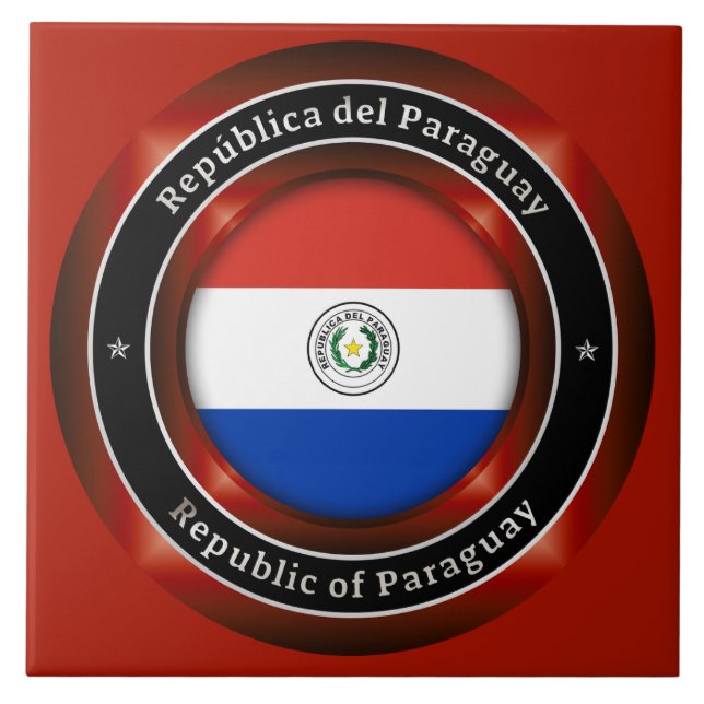 Azulejo República del Paraguay (Frente)