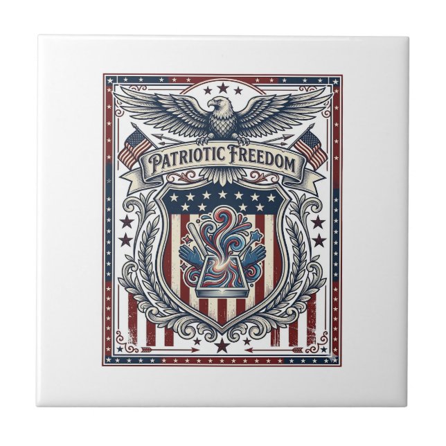 Azulejo Resina Patriótica (Frente)
