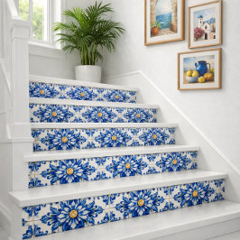 Azulejo Respaldo continuo mexicano azul