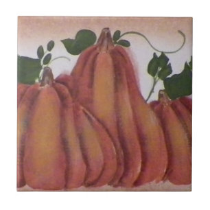 Azulejo Respaldo de la gente del campo de las calabazas